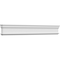 Ekena Millwork 133" Bottom Width x 134 1/2" Top Width x 4 5/8"H x 1 1/8"P Holmdel Crosshead CRH05X133HO - alternate 4